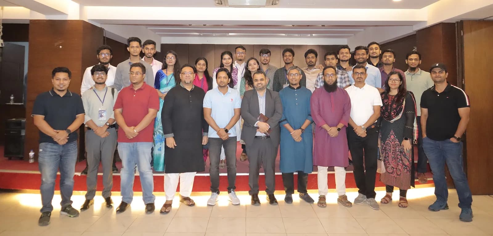 Students and faculty at the DUMC relaunch, November 2024